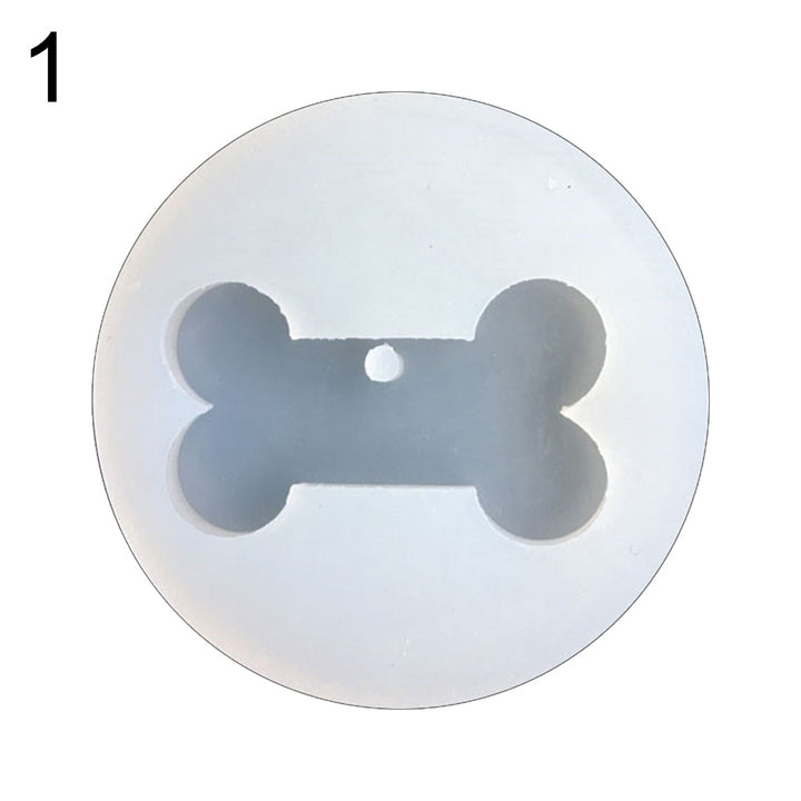 Bone Shape Silicone Mold DIY Dog Tag Pendant Handmade Craft Jewelry Making Tools Image 11