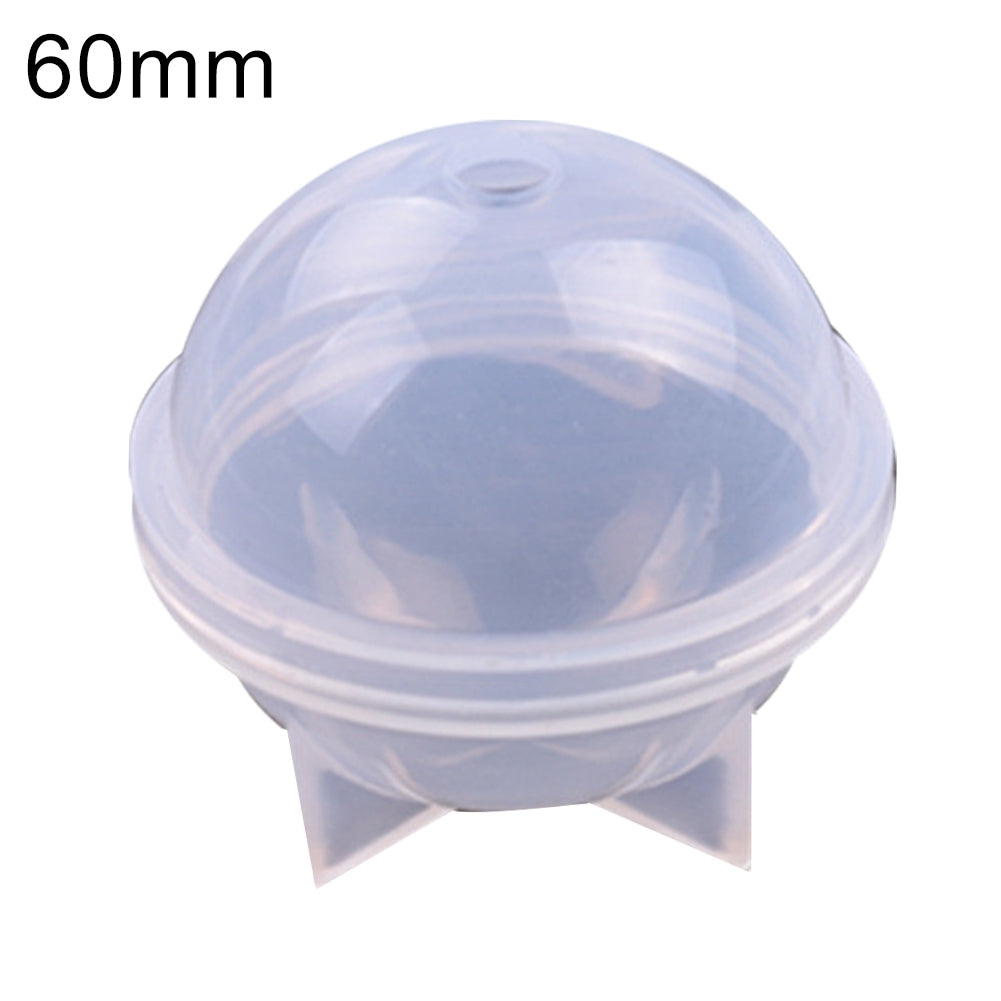 20/30/40/50/60mm Silicone Ball Maker Mold Round Sphere Mould DIY Craft Ornament Image 10