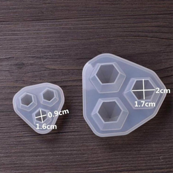 Diamond Shape Silicone Mold Jewelry Making DIY Resin Casting Craft Mould Tool Image 4