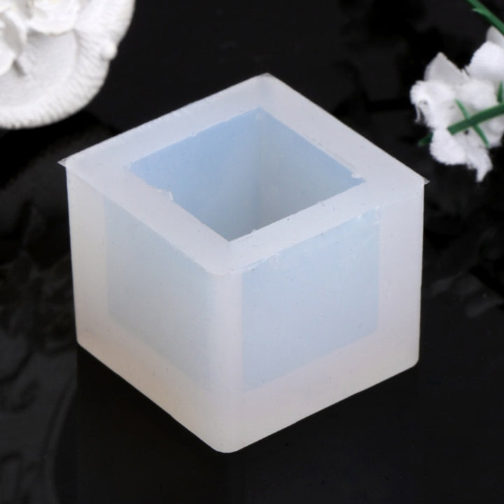Square Cube Shape Silicone Mold Pendant Jewelry Making DIY Resin Casting Mould for Home Image 8
