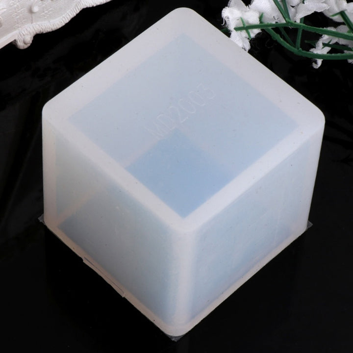 Square Cube Shape Silicone Mold Pendant Jewelry Making DIY Resin Casting Mould for Home Image 9
