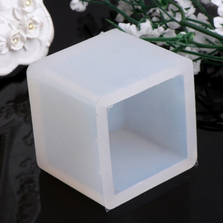 Square Cube Shape Silicone Mold Pendant Jewelry Making DIY Resin Casting Mould for Home Image 10