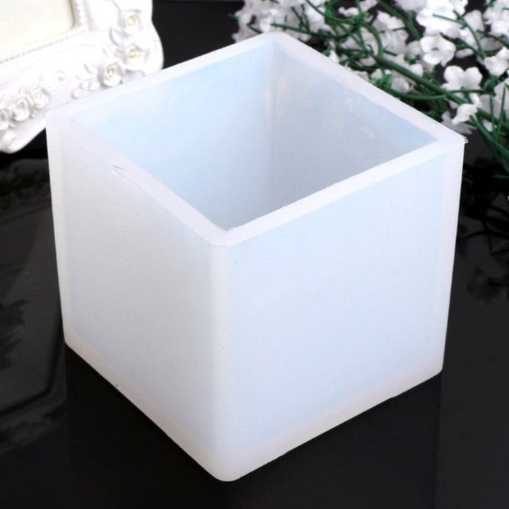 Square Cube Shape Silicone Mold Pendant Jewelry Making DIY Resin Casting Mould for Home Image 11