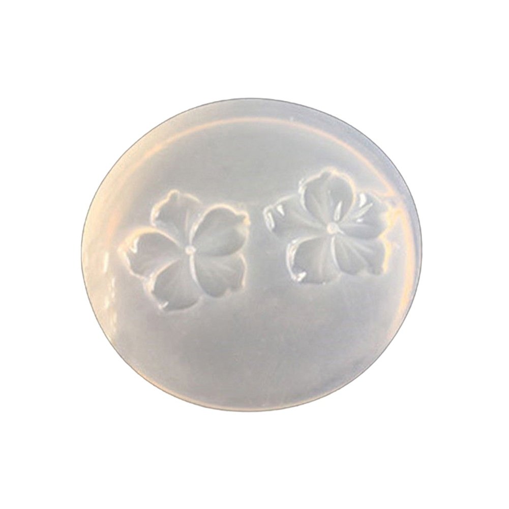 Flower Rose Shape Epoxy Resin Silicone Mold DIY Jewelry Hairpin Making Decor Image 3