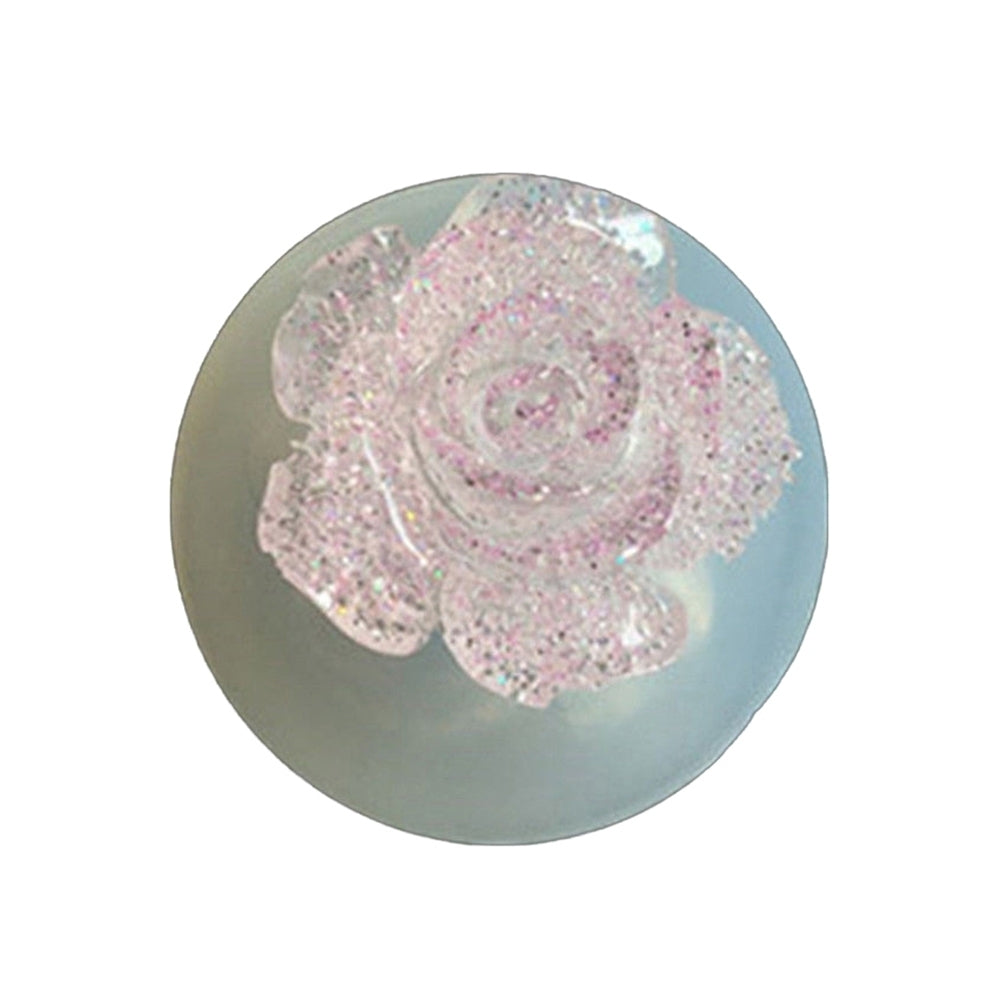 Flower Rose Shape Epoxy Resin Silicone Mold DIY Jewelry Hairpin Making Decor Image 4