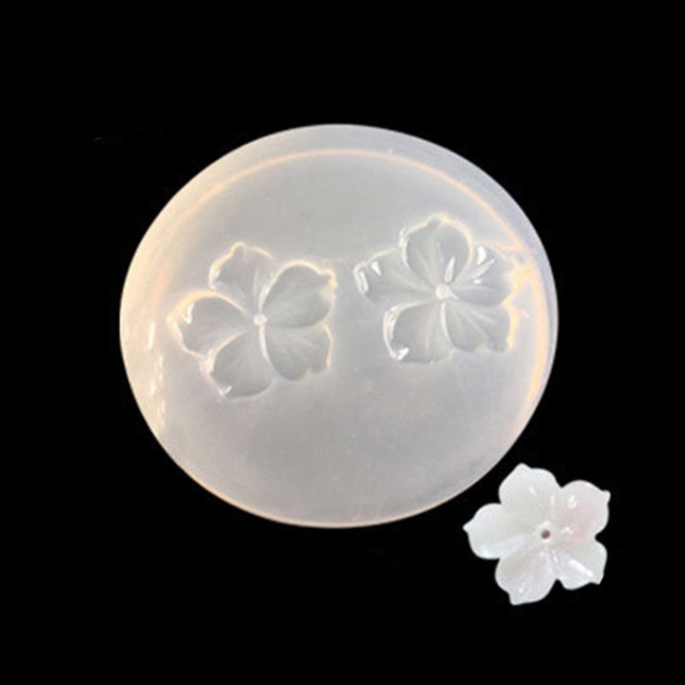 Flower Rose Shape Epoxy Resin Silicone Mold DIY Jewelry Hairpin Making Decor Image 9