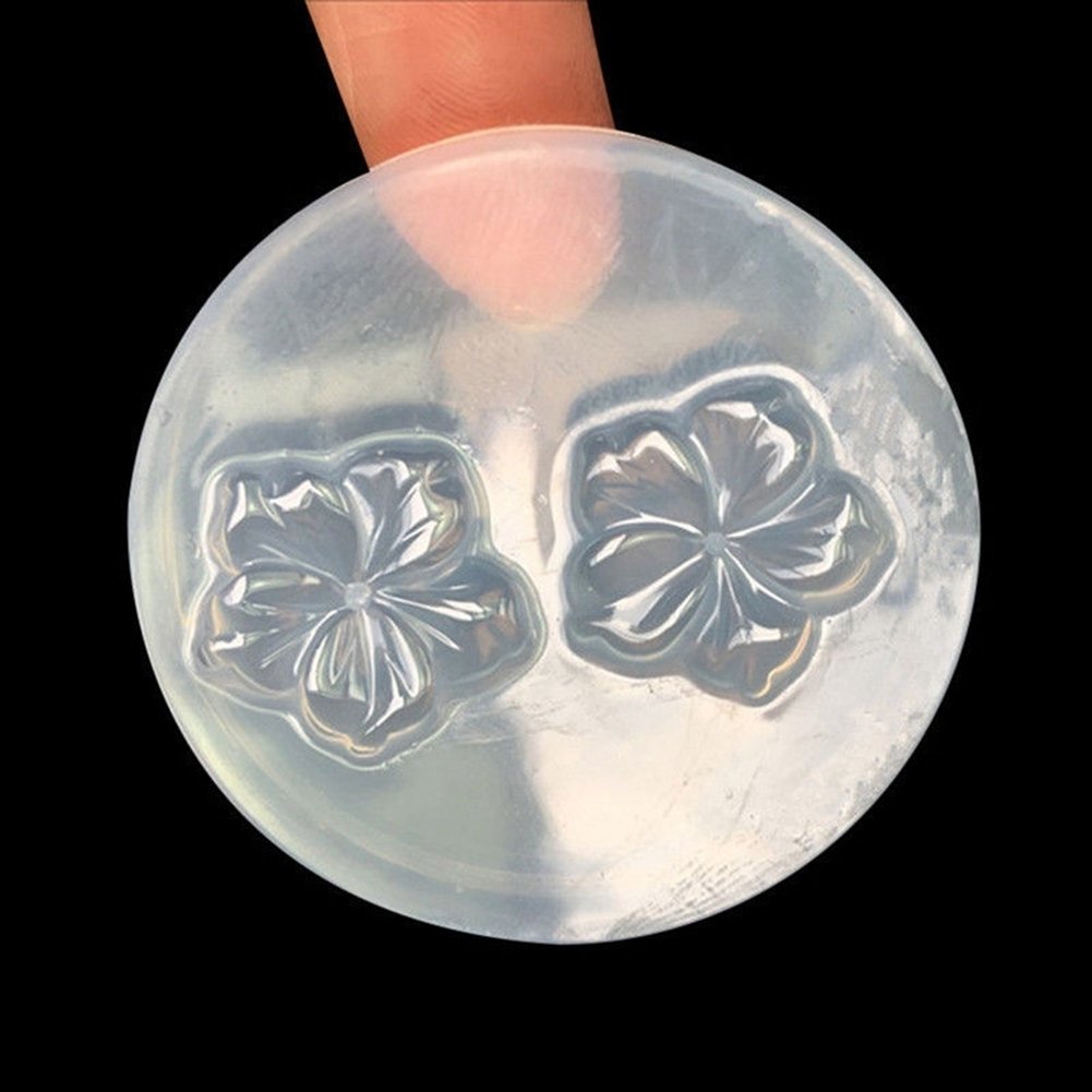 Flower Rose Shape Epoxy Resin Silicone Mold DIY Jewelry Hairpin Making Decor Image 12
