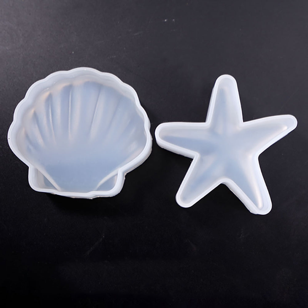 Starfish Shell Silicone Mold Jewelry Making DIY Handmade Crafts Epoxy Mould Image 1