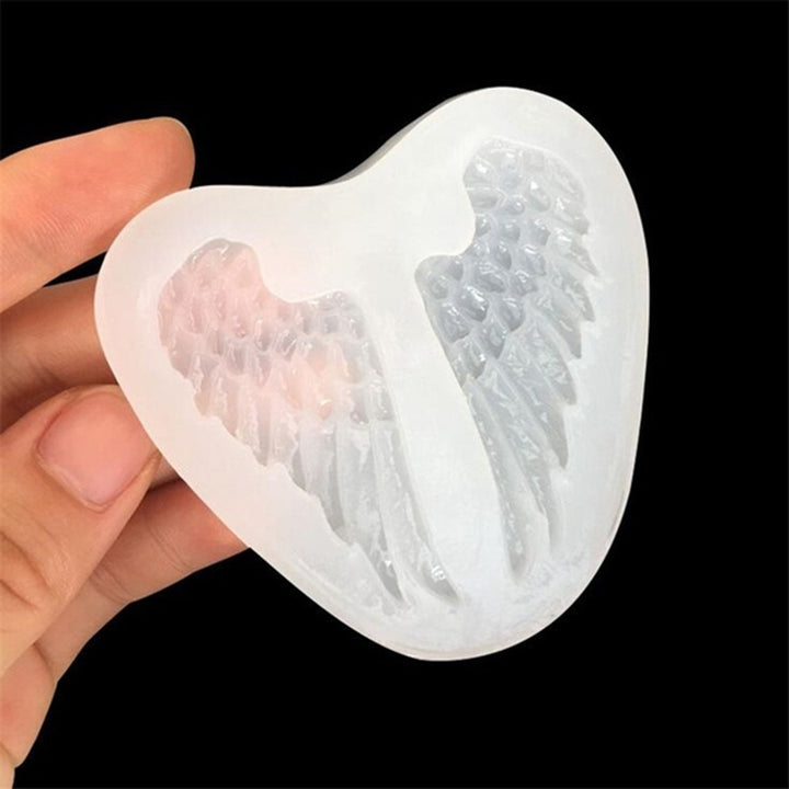 Silicone Mold Angle Wing Mirror Mould DIY Craft Jewelry Epoxy Resin Mold Tool Image 3