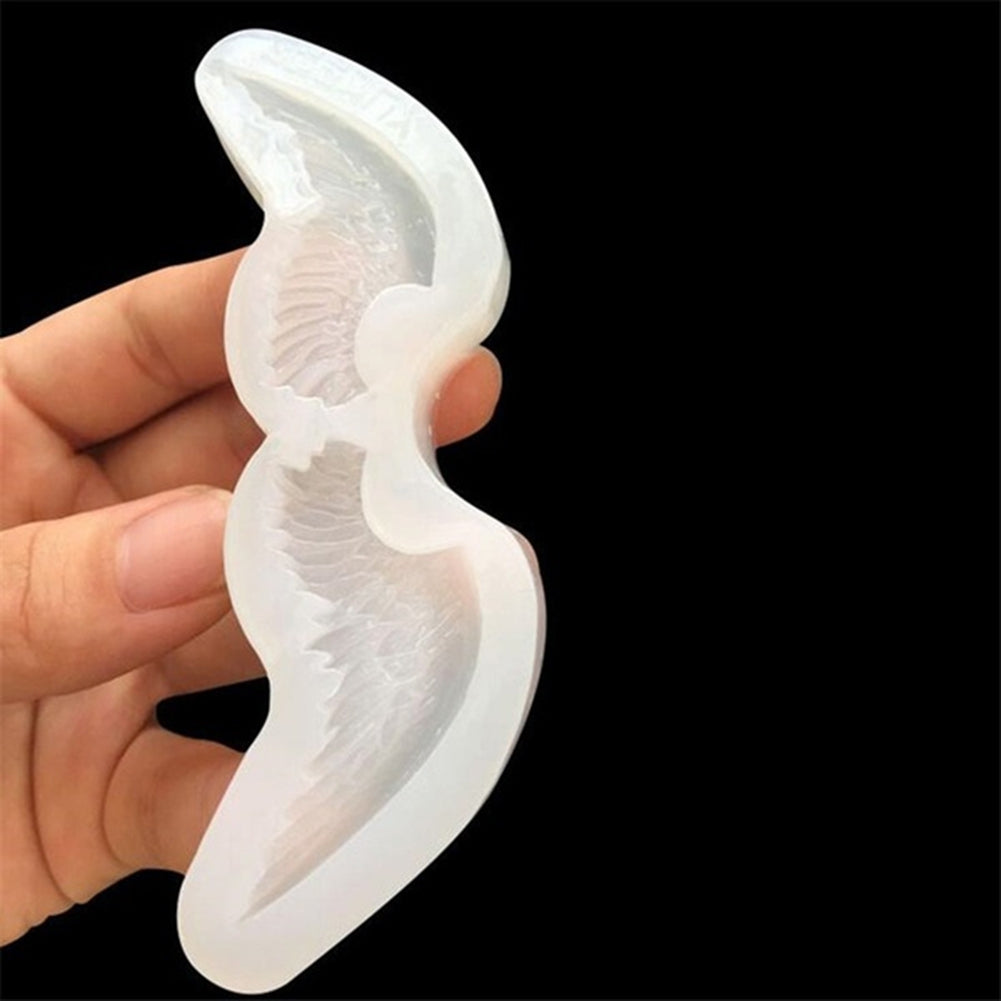 Silicone Mold Angle Wing Mirror Mould DIY Craft Jewelry Epoxy Resin Mold Tool Image 6