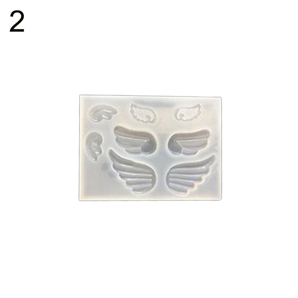 Silicone Mold Angle Wing Mirror Mould DIY Craft Jewelry Epoxy Resin Mold Tool Image 8