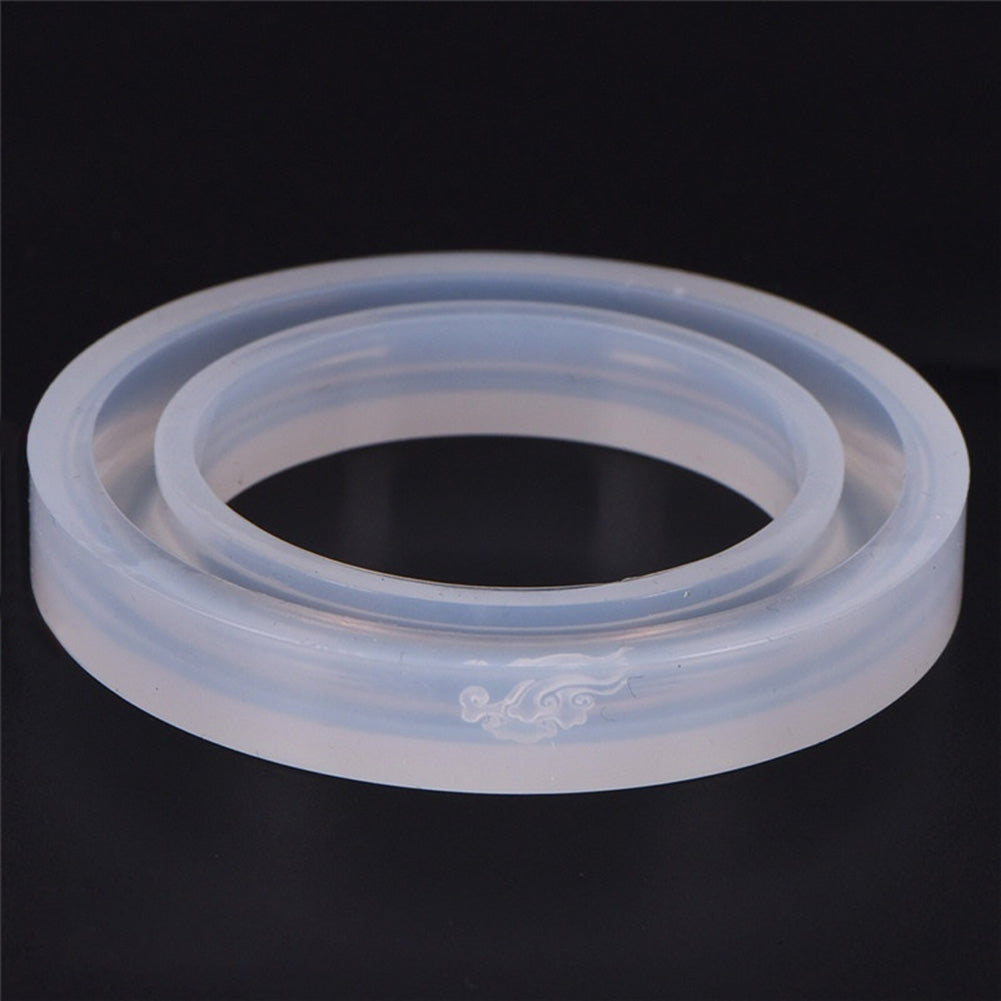 Round Silicone Bangle Casting Mold for Resin Bracelet Jewelry DIY Craft Tool Image 6