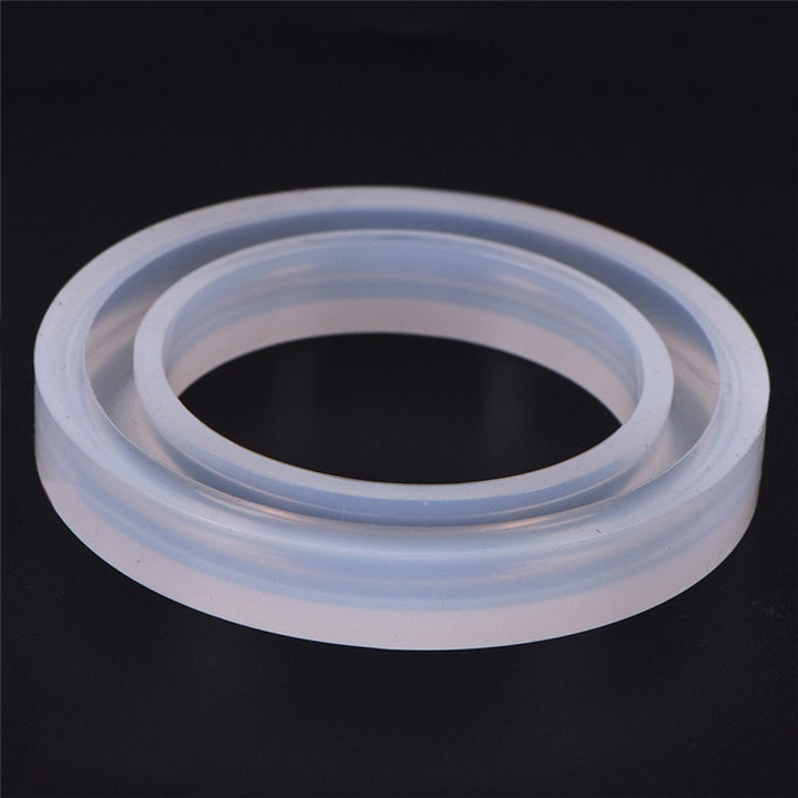 Round Silicone Bangle Casting Mold for Resin Bracelet Jewelry DIY Craft Tool Image 7