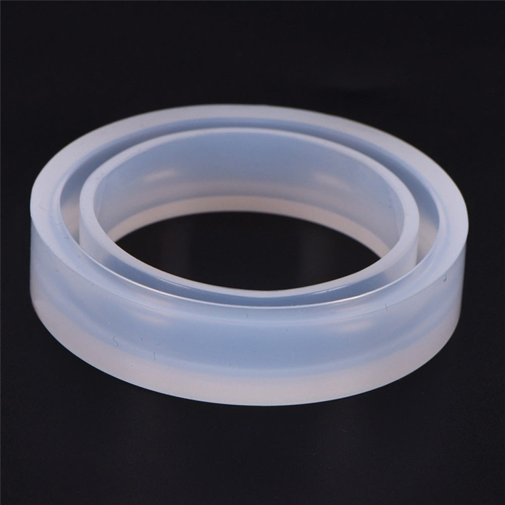 Round Silicone Bangle Casting Mold for Resin Bracelet Jewelry DIY Craft Tool Image 8
