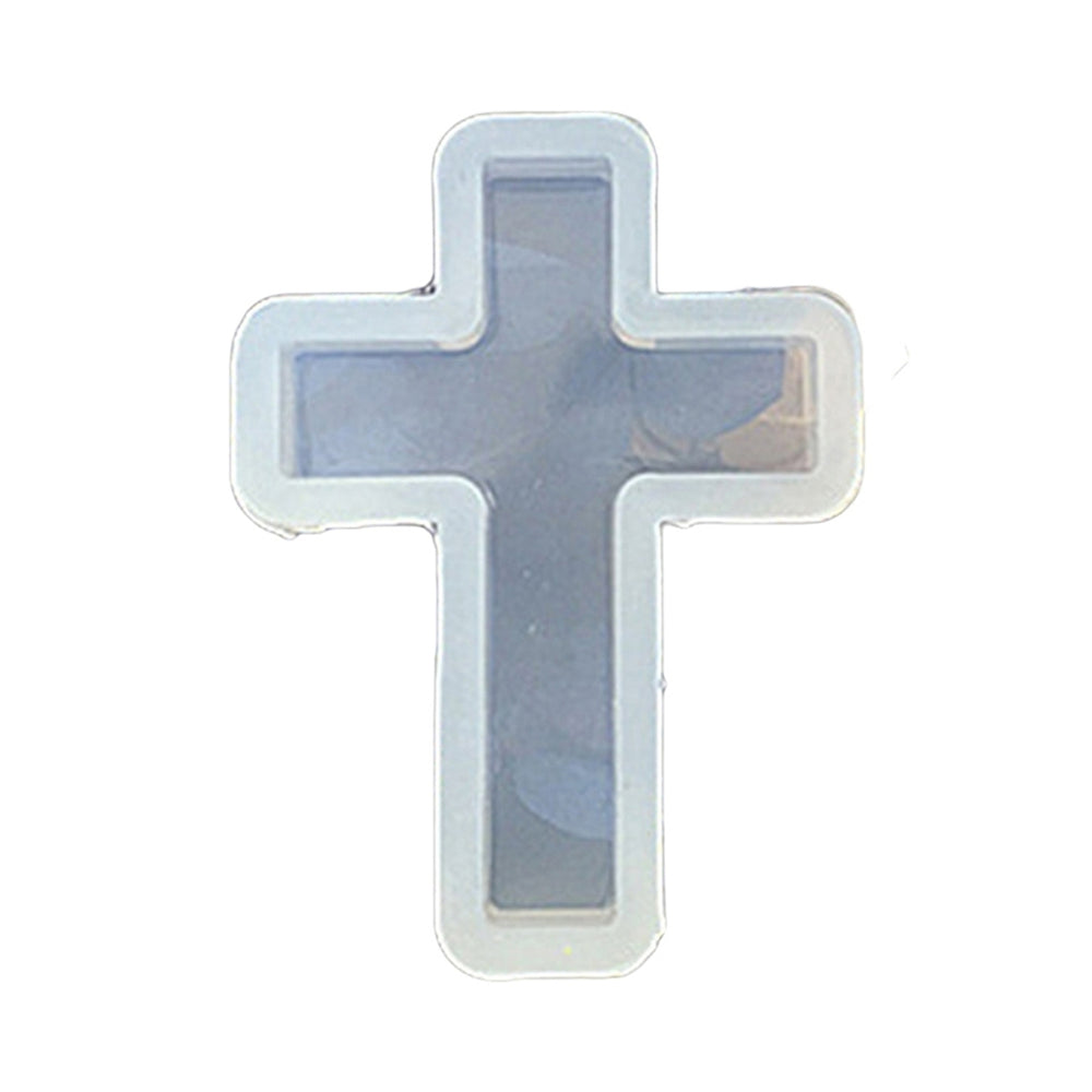 Silicone Cross Mold for DIY Jewelry Ornament Mould Handmade Decor Craft Tool Image 2
