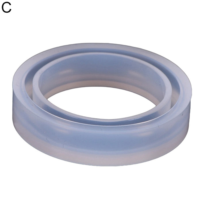 Round Silicone Bangle Casting Mold for Resin Bracelet Jewelry DIY Craft Tool Image 12
