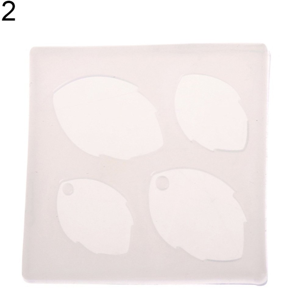 Jewelry Mold Flower Leaves Heart Shape Making Pendant Silicone Resin Craft Tool Image 3