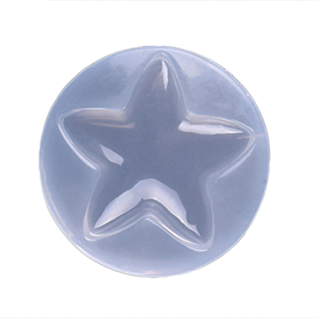 Heart Star Pendant Silicone Mould DIY Resin Crafts Decor Jewelry Making Mold Image 4
