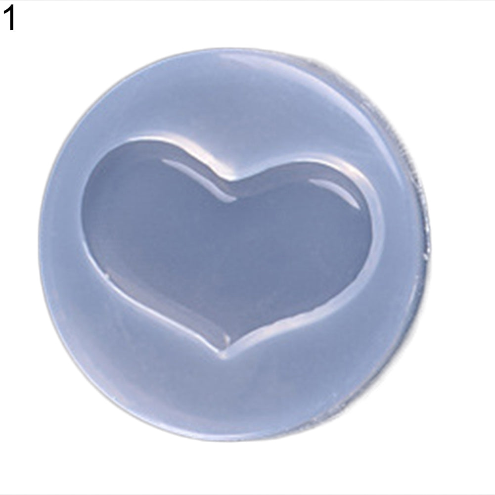 Heart Star Pendant Silicone Mould DIY Resin Crafts Decor Jewelry Making Mold Image 8
