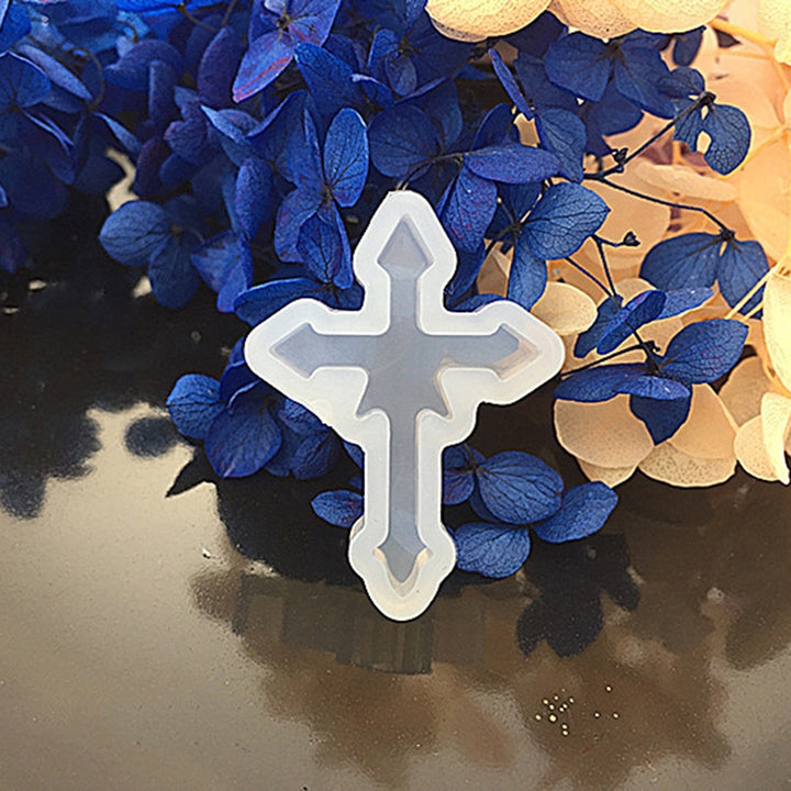 Silicone Cross Mold for DIY Jewelry Ornament Mould Handmade Decor Craft Tool Image 10