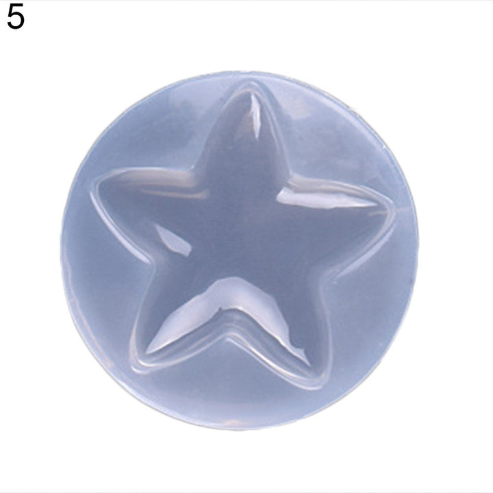 Heart Star Pendant Silicone Mould DIY Resin Crafts Decor Jewelry Making Mold Image 12