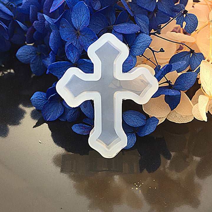 Silicone Cross Mold for DIY Jewelry Ornament Mould Handmade Decor Craft Tool Image 11