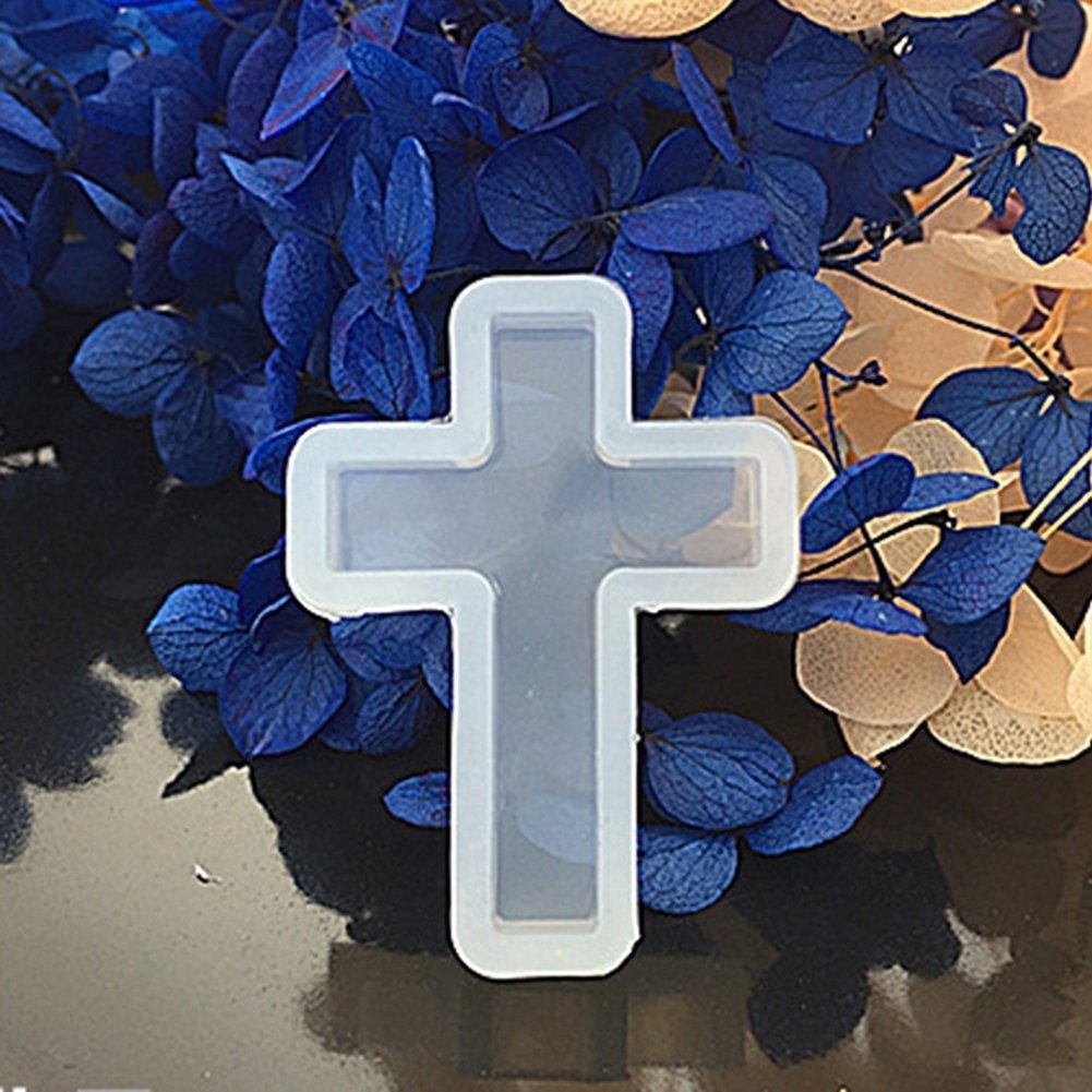 Silicone Cross Mold for DIY Jewelry Ornament Mould Handmade Decor Craft Tool Image 12