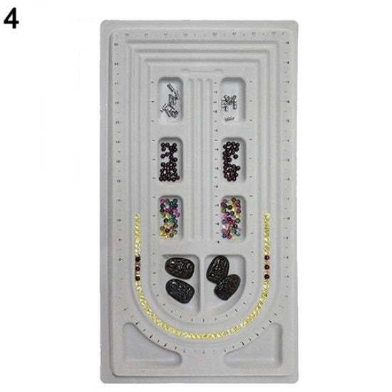 Bead Board Bracelet Beading Tray Necklace Design DIY Craft Jewelry Meter Panel Image 3