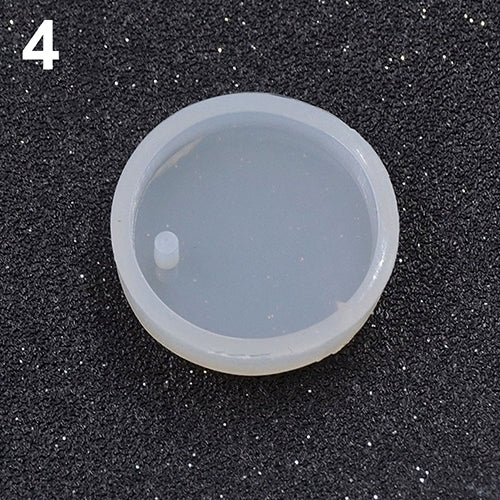 Silicone Round Square Teardrop Oval DIY Pendant Charm Mold Jewelry Making Tool Image 10