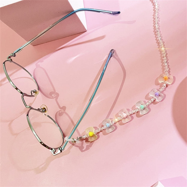 Glasses Chain Bow-knot Ornament Vivid Color Coloured Glaze Women Sunglass Chains Eyeglass Strap Holder for Girl Image 6