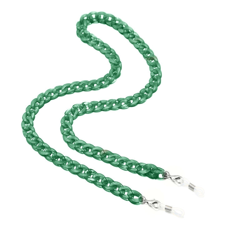 Exquisite Eyeglass Chain Bright-colored Acrylic Multi-use Comfortable Eyewear Lanyard for Party Image 6