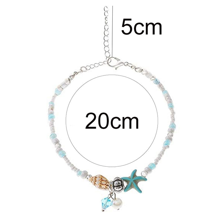 Women Girl Seashell Charm Ankle Bracelet Foot Chain Anklet Beach Jewelry Gift Image 10