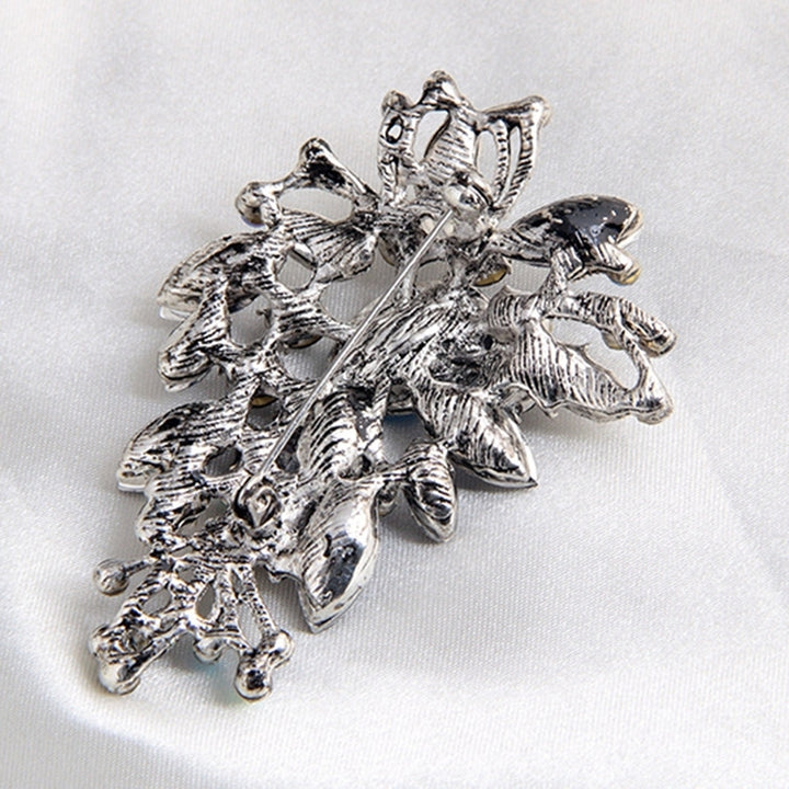 Womens Flower Shape Alloy Glass Clothes Sweater Scarf Brooch Pin Jewelry Gift Image 10