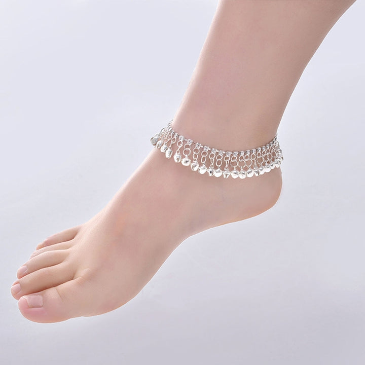 Adjustable Extended Chain Women Anklet Lightweight Personality Bell Tassel Anklet Jewelry Gift Image 4