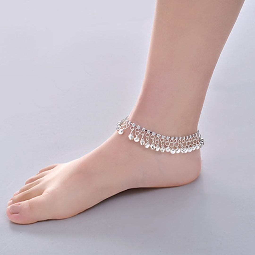 Adjustable Extended Chain Women Anklet Lightweight Personality Bell Tassel Anklet Jewelry Gift Image 8