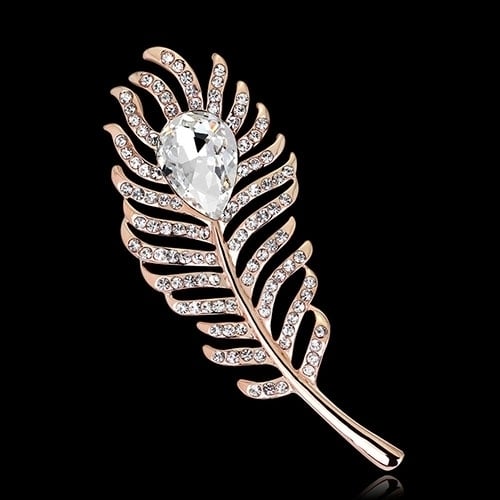 Womens Fashion Rhinestone Brooch Pin Wedding Party Dress Scarf Jewelry Gift Image 2