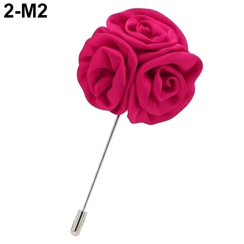 Mens Lapel Rose Flower Stick Bar Brooch Pin Wedding Suit Accessory Jewelry Gift Image 3