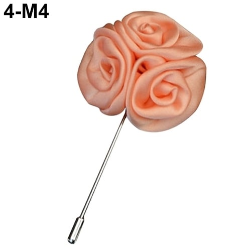 Mens Lapel Rose Flower Stick Bar Brooch Pin Wedding Suit Accessory Jewelry Gift Image 4