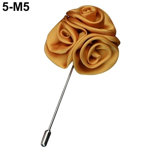 Mens Lapel Rose Flower Stick Bar Brooch Pin Wedding Suit Accessory Jewelry Gift Image 6