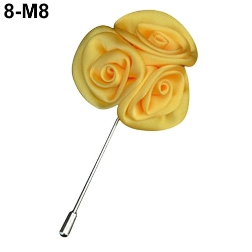 Mens Lapel Rose Flower Stick Bar Brooch Pin Wedding Suit Accessory Jewelry Gift Image 8