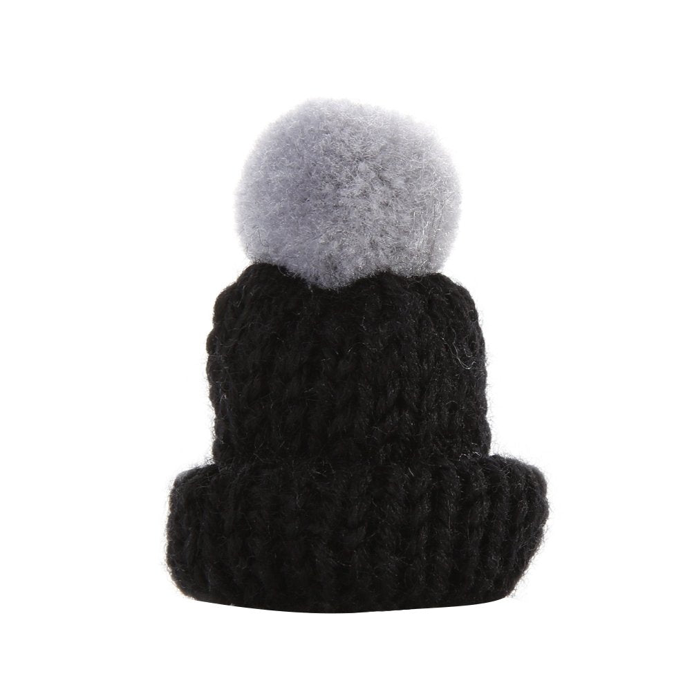 Fashion Knitted Pom Pom Hat Brooch Pin Women Christmas Dress Scarf Accessory Image 2