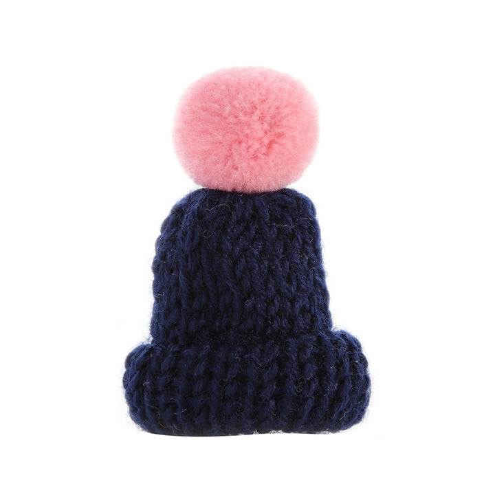 Fashion Knitted Pom Pom Hat Brooch Pin Women Christmas Dress Scarf Accessory Image 4