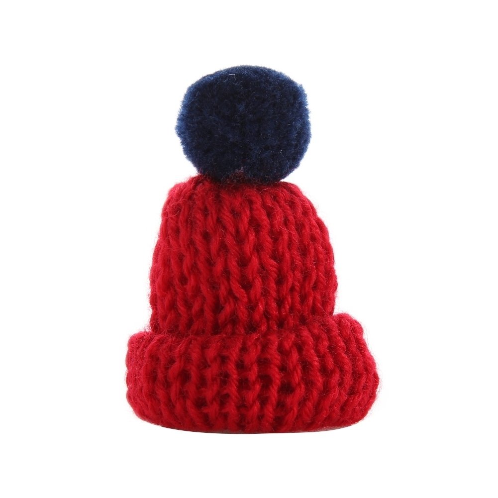 Fashion Knitted Pom Pom Hat Brooch Pin Women Christmas Dress Scarf Accessory Image 6