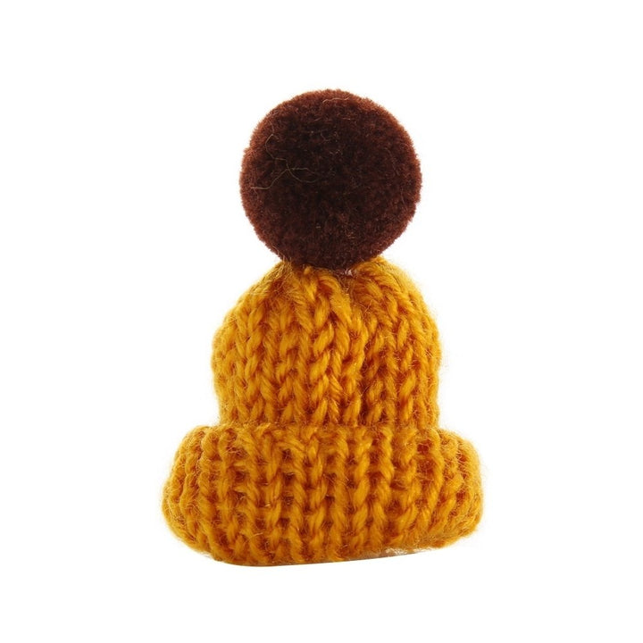 Fashion Knitted Pom Pom Hat Brooch Pin Women Christmas Dress Scarf Accessory Image 7