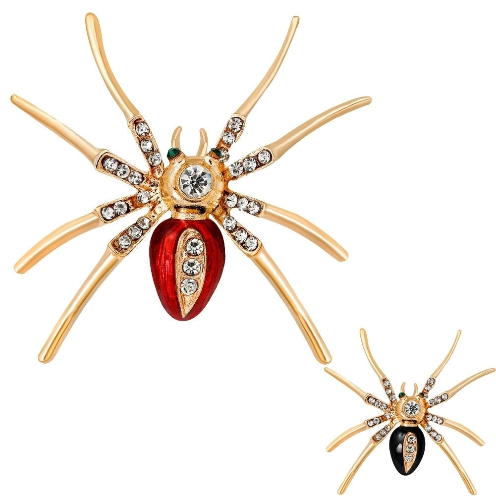 Fashion Spider Gift Women Collar Brooch Pin Clip Scarf Wedding Party Jewelry Image 1