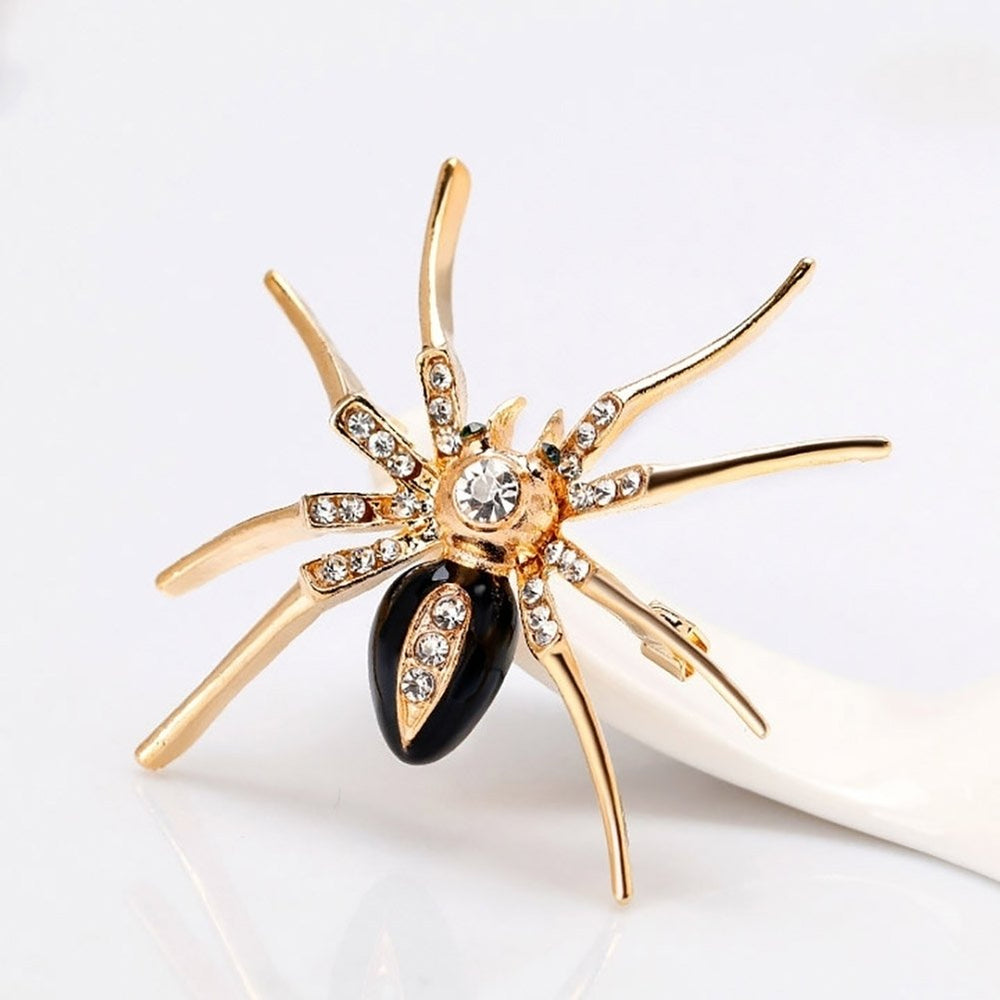 Fashion Spider Gift Women Collar Brooch Pin Clip Scarf Wedding Party Jewelry Image 2