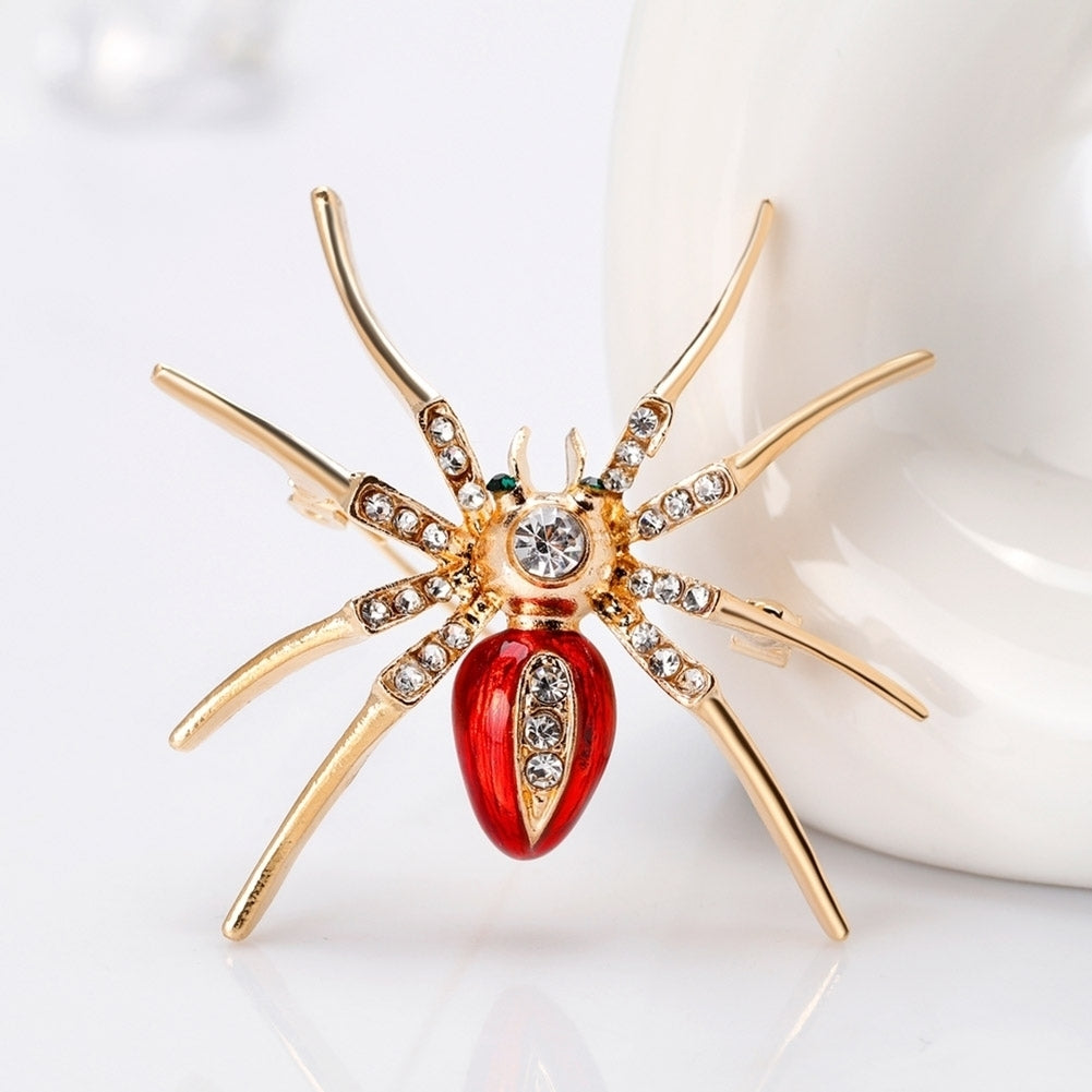 Fashion Spider Gift Women Collar Brooch Pin Clip Scarf Wedding Party Jewelry Image 7