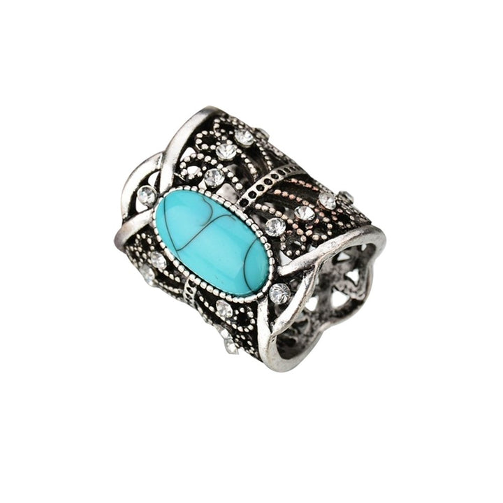 Artificial Turquoise Rhinestones Scarves Buckle Shawl Clips Accessories Jewelry Image 1