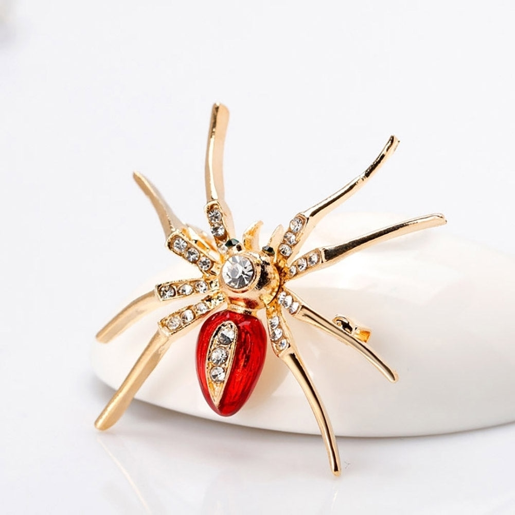 Fashion Spider Gift Women Collar Brooch Pin Clip Scarf Wedding Party Jewelry Image 8