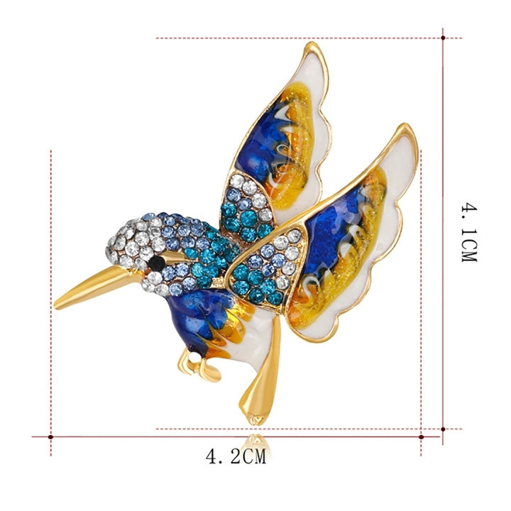 Fashion Bird Rhinestone Alloy Womens Brooch Pin Dress Sweater Clothes Ornament Image 12